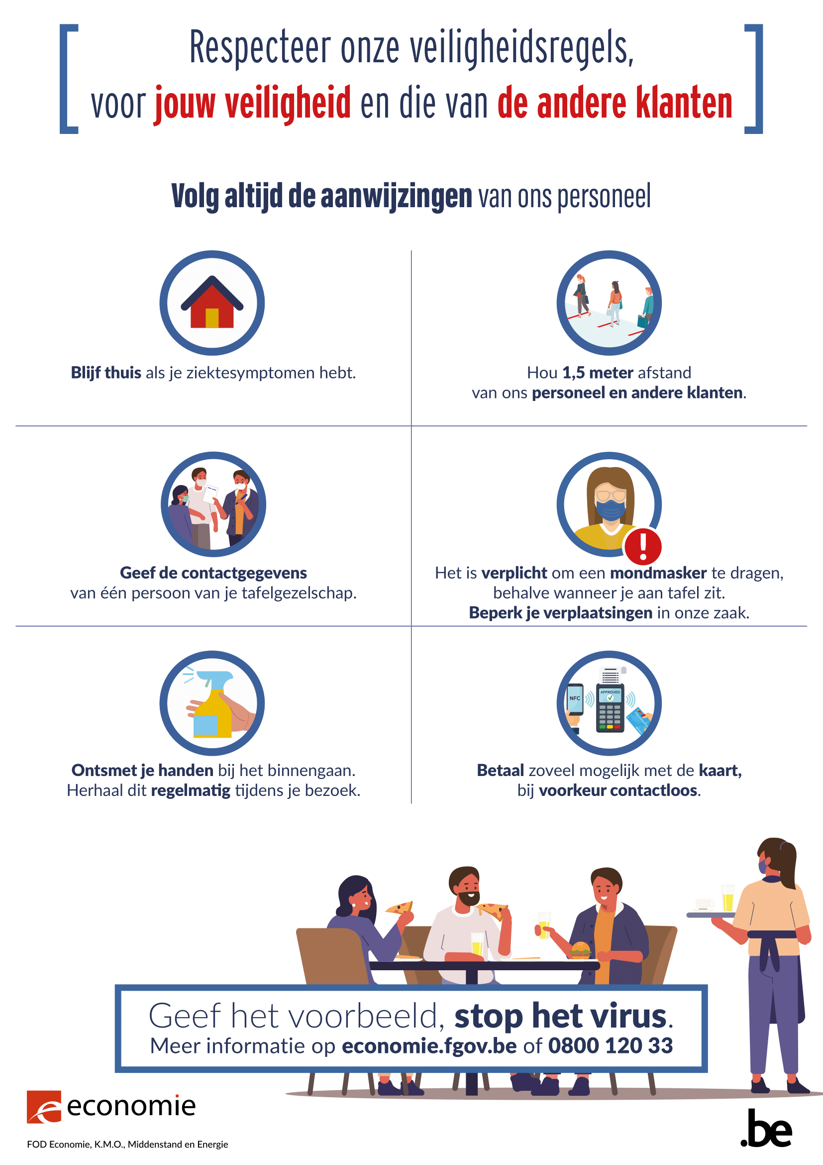 Infoposter maatregelen corona